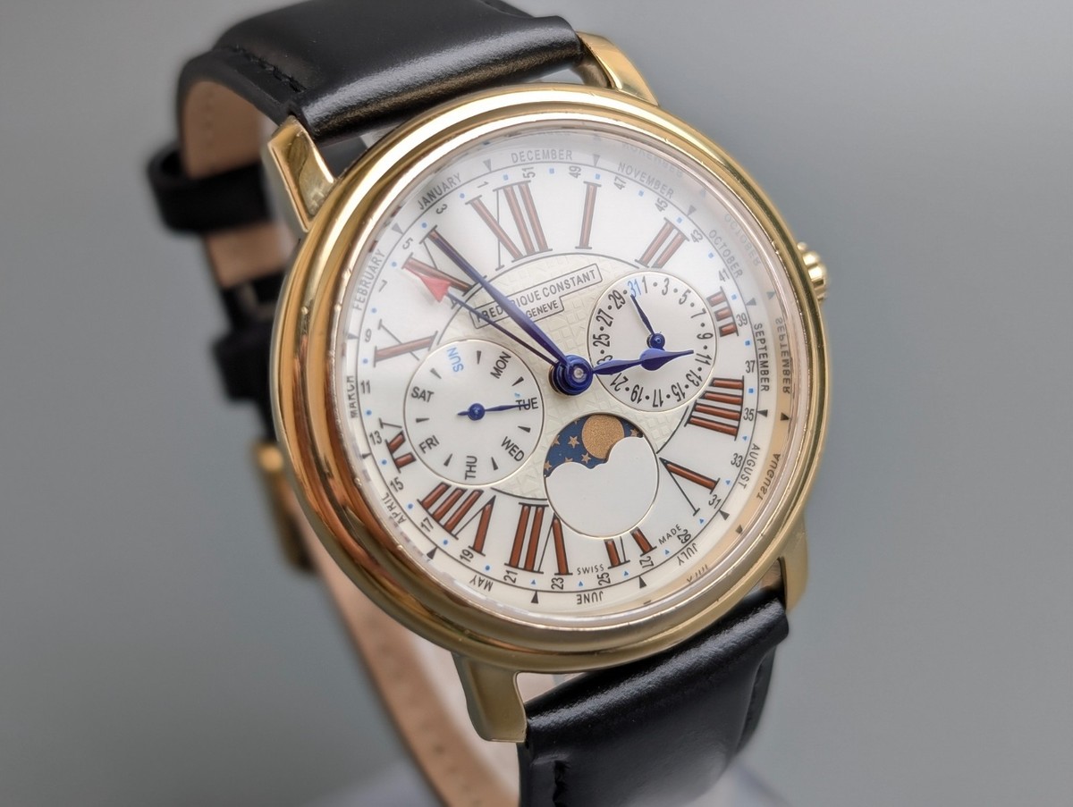 Frederique Constant Moon Phase FC-270X3P4/5/6 Quartz Roman Dial
