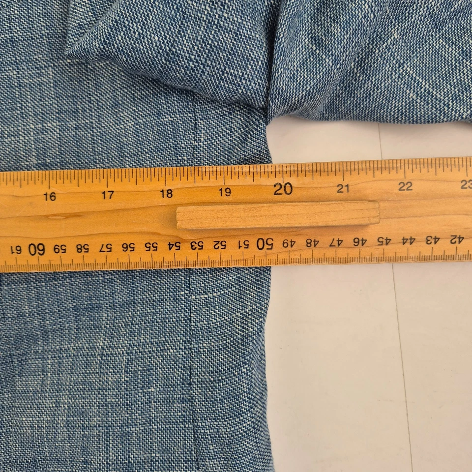 COLLEZIONE Blazer 40S Blue Men's Button Linen Wool Blend Jacket M&S - Image 3 of 4