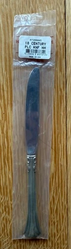 Reed & Barton 18th Century Sterling Silver Place/Dinner Knife- New, Sealed w/Tag