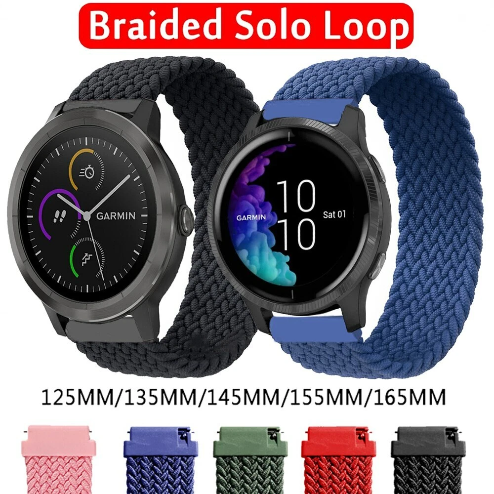 Nylon Braided Solo For Garmin Vivoactive Style/Venu Sq Band | eBay