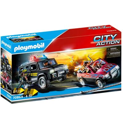 PLAYMOBIL  70869 - City Action - Polizei, Verfolgung der Bankräuber