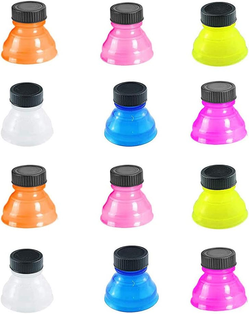 12 PCS Soda Can Lids Reusable Bottle Fizz Lid Caps Can Covers for Beer Carbonate