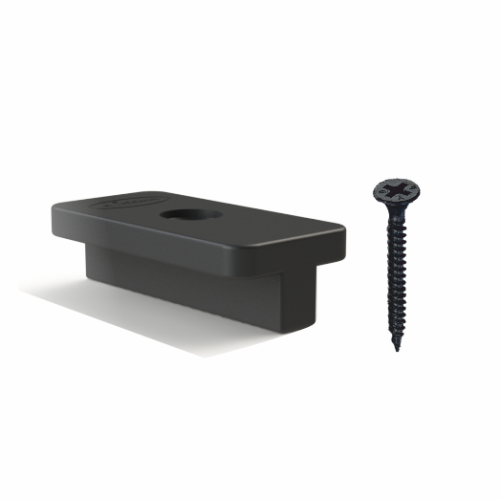 "Valdern" Composite Decking Clips TClips Hidden Fixings with BLACK