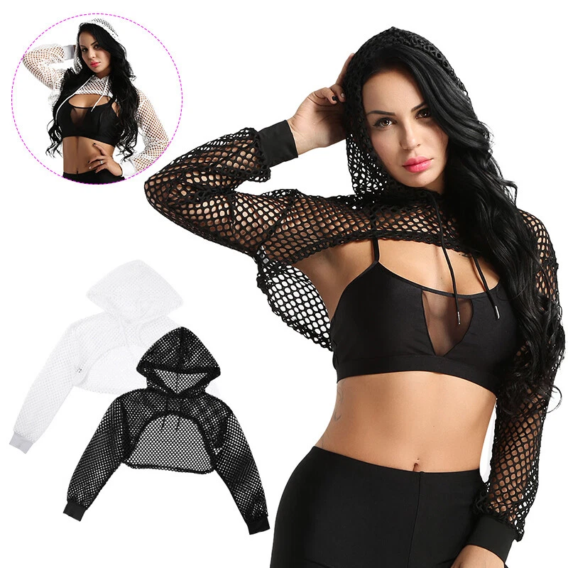 Fishnet hoodie best sale women's