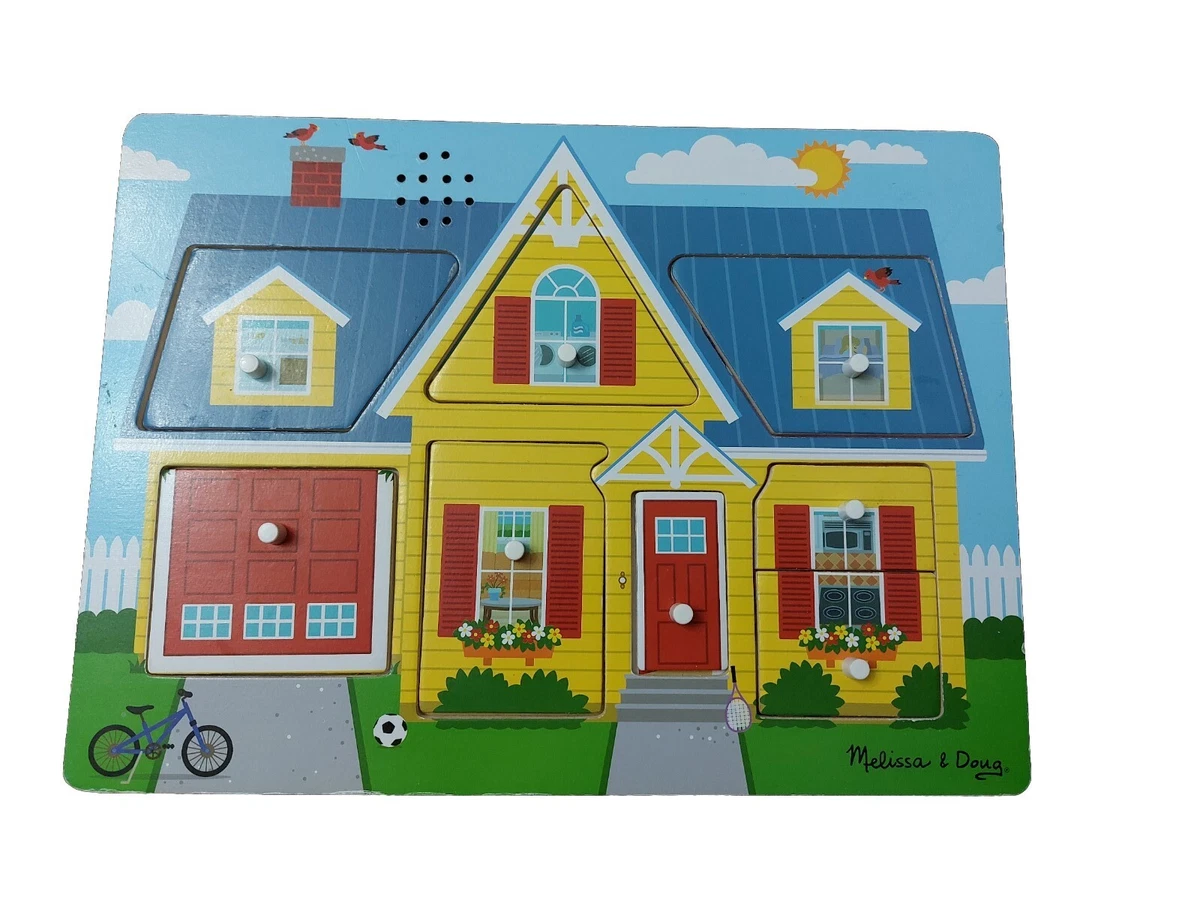 Melissa and sales doug house puzzle