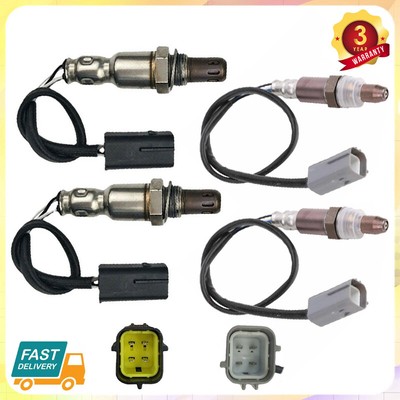 4PCS O2 Sensor For Nissan 2009 2010 370Z Infiniti 2009 2010 G37 2011 M37 3.7L V6