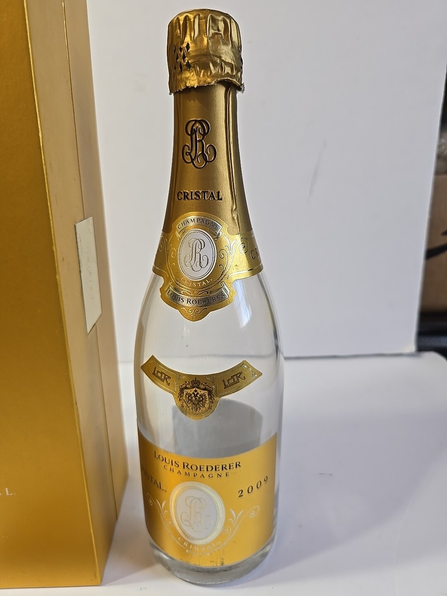 2009 Cristal Champagne Louis Roederer Empty Bottle With Box