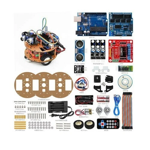 Turtle Robot Car COMPLETE Kit Compatible with Arduino UNO Educational STEM DIY - Image 2 of 4