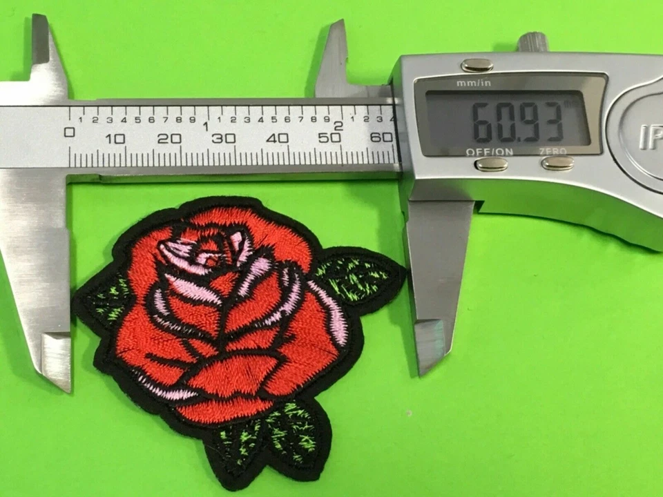 4 x Aufnäher Bügelbild Applikation Flicken-Rose Bügelbilder , Applikation Nähen - Bild 3 von 4