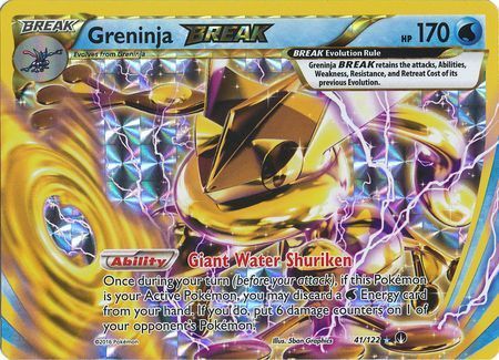 PSA10 ゲッコウガBREAK Greninja Greninja BREAK 2015 Japanese XY: Rage of the Broken Heavens