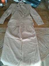 Vintage Jones New York Tan 2 Piece Skirt Suit Size 4 cb14 