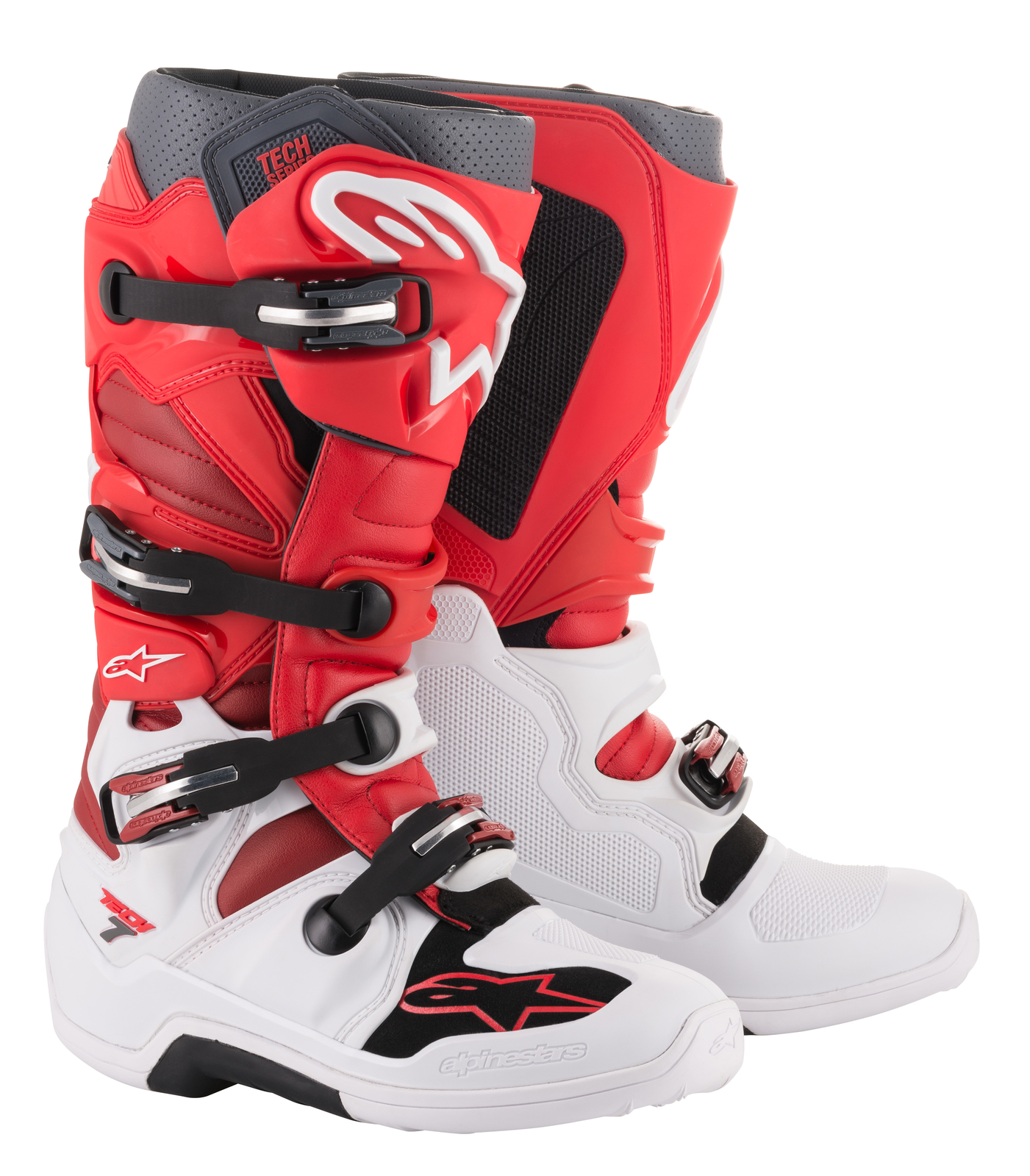 Alpinestars 2019 Tech 7 Boots White/Red 