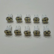 10pcs #555 أبيض فائق Bright 6.3 Volt 4 LED Pinball آلة Bulb مصباح