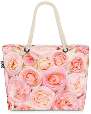 Rosa Rosen Hochzeit Feier Blumen Beach Bag rosa rosé hintergrund blume close-up