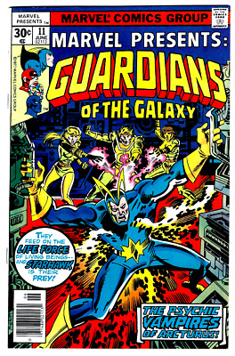 Marvel Presents: GUARDIANS OF THE GALAXY #11 in NM- a 1977