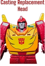 ABS Casting Replacement Head Upgrade Kit For Kingdom Rodimus Prime-ACHAI STUDIO