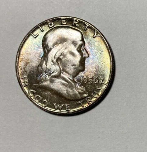 1956 Franklin Mint Set Single with Color BU++