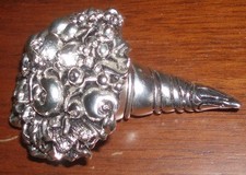 Cornucopia laminata in argento portafortuna