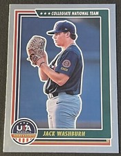 2022 Stars and Stripes #37 Jack Washburn USA Baseball Collegiate National Team