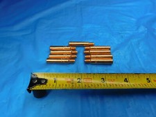 9 PCS COPPER MIG WELDING CONTACT TIPS 16mm 14H-116 .6299 HEAVY DUTY TWECO STYLE