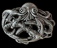 Authentic Pirate Octopus Belt Buckle