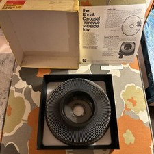 Vintage Kodak Carousel 140 Slide Tray Transvue USA Instructions Sheet Eastman NY