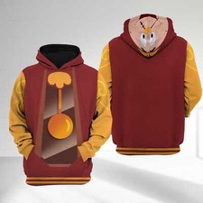 Cogsworth Cosplay Costume Beauty And The Beast Christmas Hoodie 3D Printed
