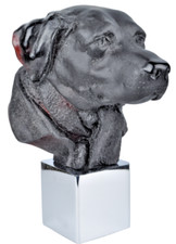 DAUM Crystal Gaspard Labrador Black Dandy Collection Signed with COA NIB