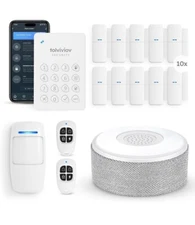tolviviov Alarm System for Home Security, DIY Door Alarm Security Systems, Smart