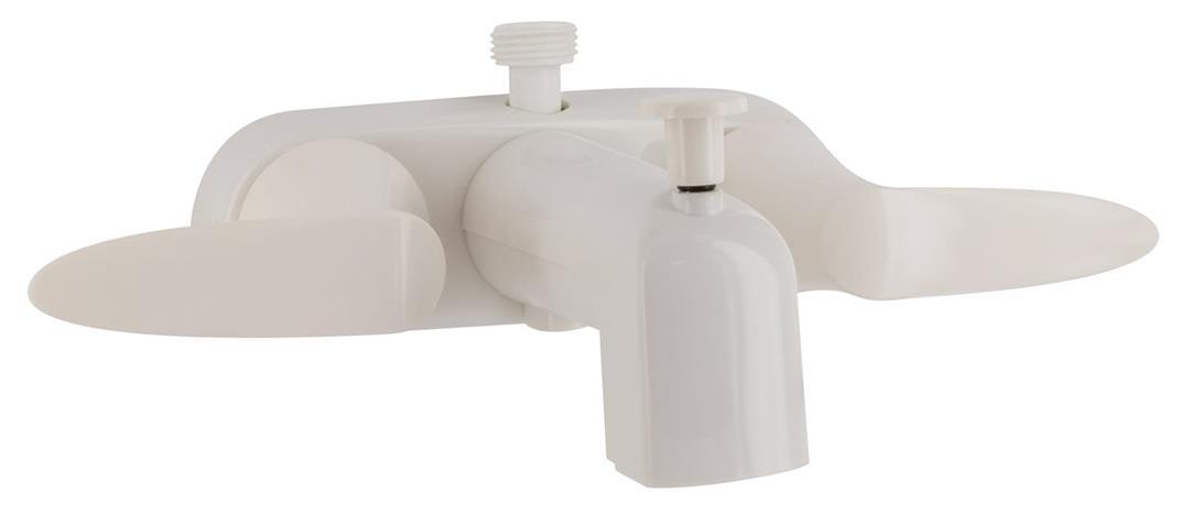 CATALINA 4' TUB/SHOWER FAUCET  WH
