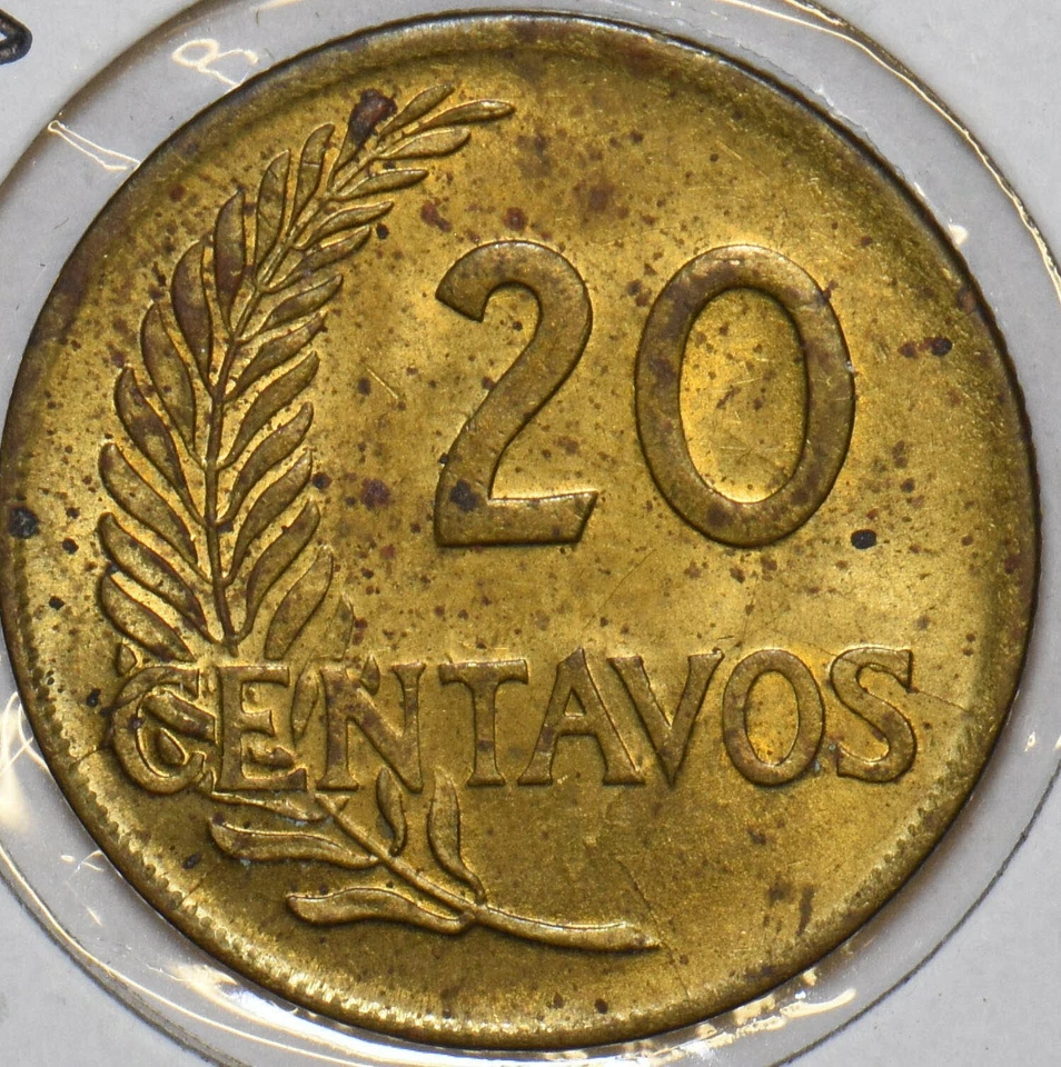 Perú 1965 20 centavos 297629 envío combinado Foto 2 de 2