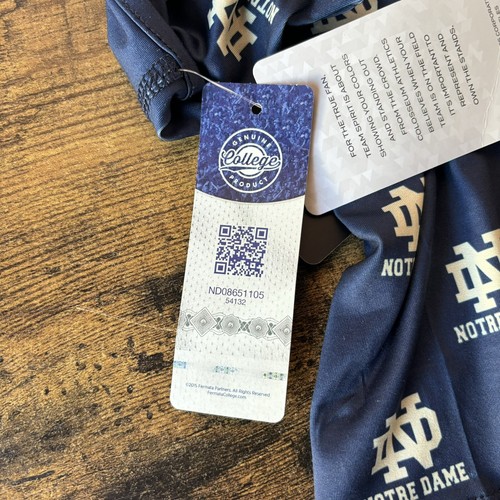 Notre Dame 2015 Men’s Neck Sports Gaiter Genuine College Product New With Tags - Picture 8 of 10