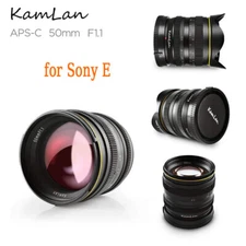 US Kamlan 50mm F1.1 APS-C Large Aperture Manual Focus Lens for Sony E-Mount