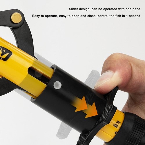 Fish Lip Grabber Portable Fishing Gripper w/ Weight Scale&Ruler Fishing Tool^ - Picture 13 of 21