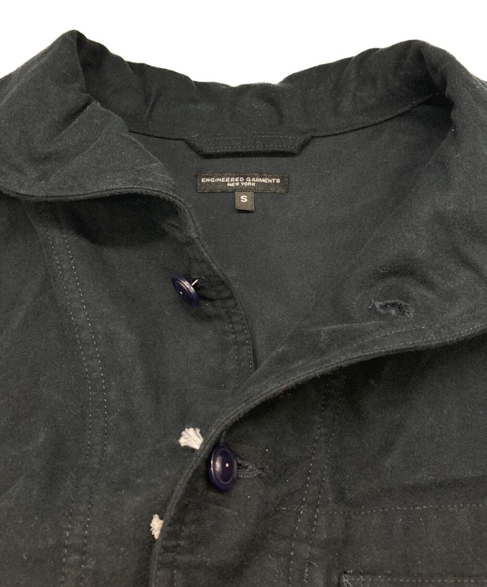 Engineered Garments Men's Cotton SHAWL COLLAR UTILITY JACKET Engineered Garments Men's Cotton SHAWL COLLAR UTILITY JACKET