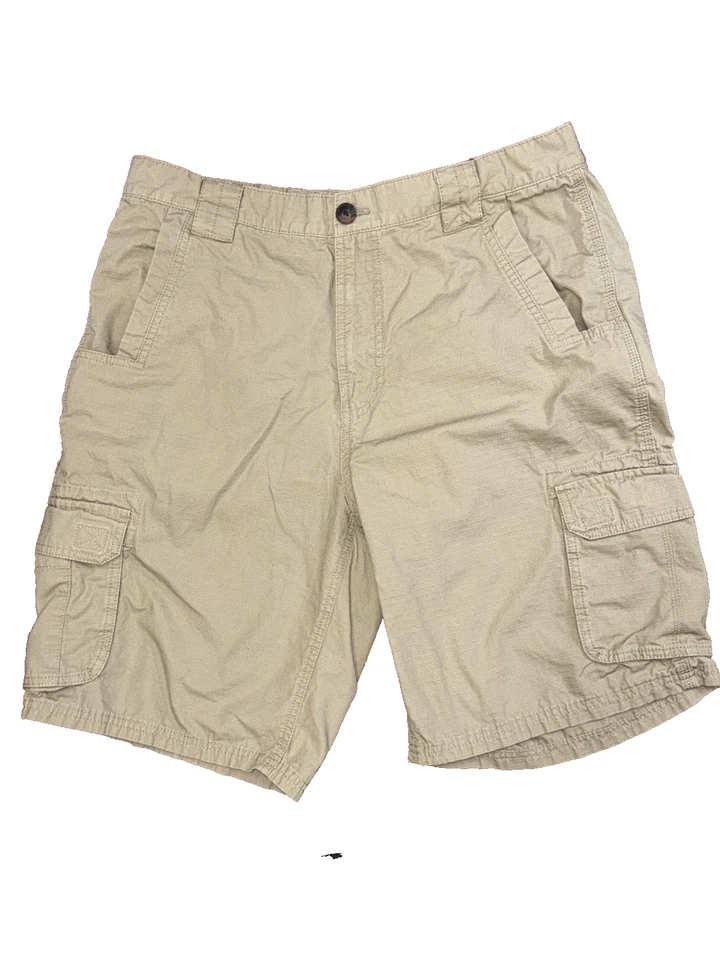 Pantalones Cortos Schmidt Para Hombre 38 Ropa de Trabajo Carga Tostado Caqui Rip Stop Grunge Gorpcore Y2K Foto 2 de 4