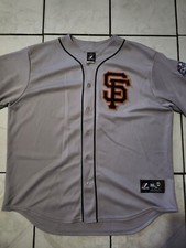Matt Cain San Francisco Giants Majestic Grey Jersey Size 2xl 2012 World Series