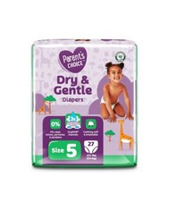 Parent's Choice Dry  Gentle Diapers Size 5, 27 Count, Free Delivery