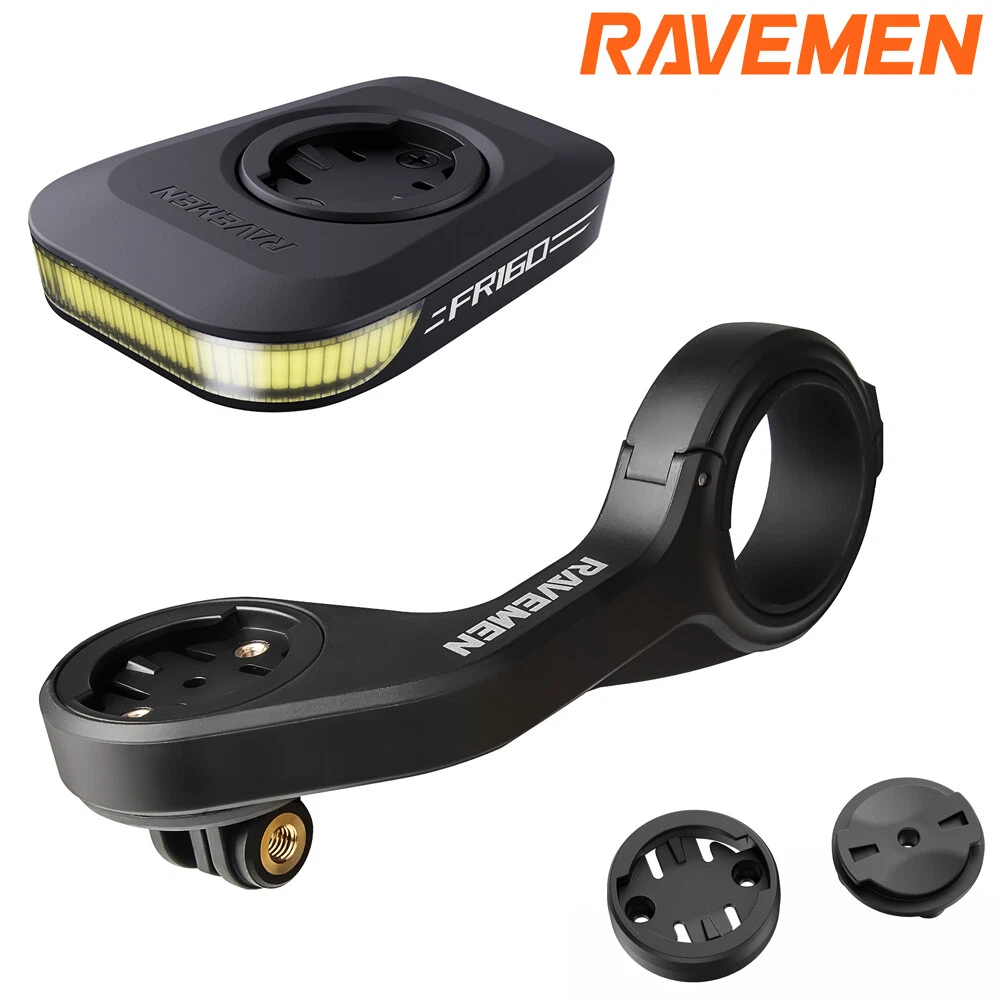 RAVEMEN Bike Out Front Light Mount For Garmin Upside-Down Bracket FR300/FR160