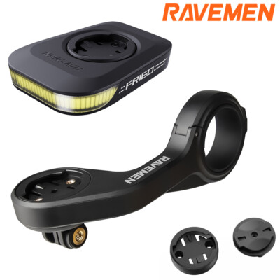 RAVEMEN Bike Out Front Light Mount For Garmin Upside-Down Bracket