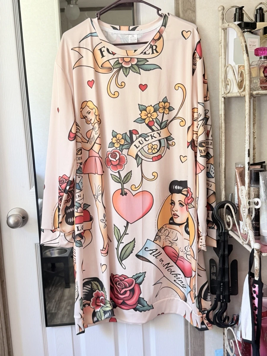 Long Sleeve T-Shirt Dresses for sale | eBay