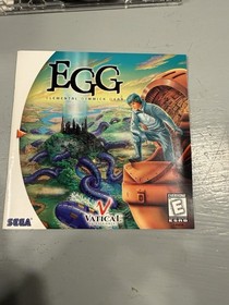 EGG: Elemental Gimmick Gear (Sega Dreamcast, 1999) CompleteW/ Registration Card