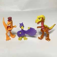 3"-4.5" 2010 Learning Curve Jim Henson Dinosaur Train PVC Figure Lot Of 3