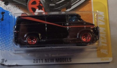 Hot Wheels A TEAM GMC 2011年製 2011 Hot Wheels Premiere A-TEAM VAN - 1983 GMC Vandura