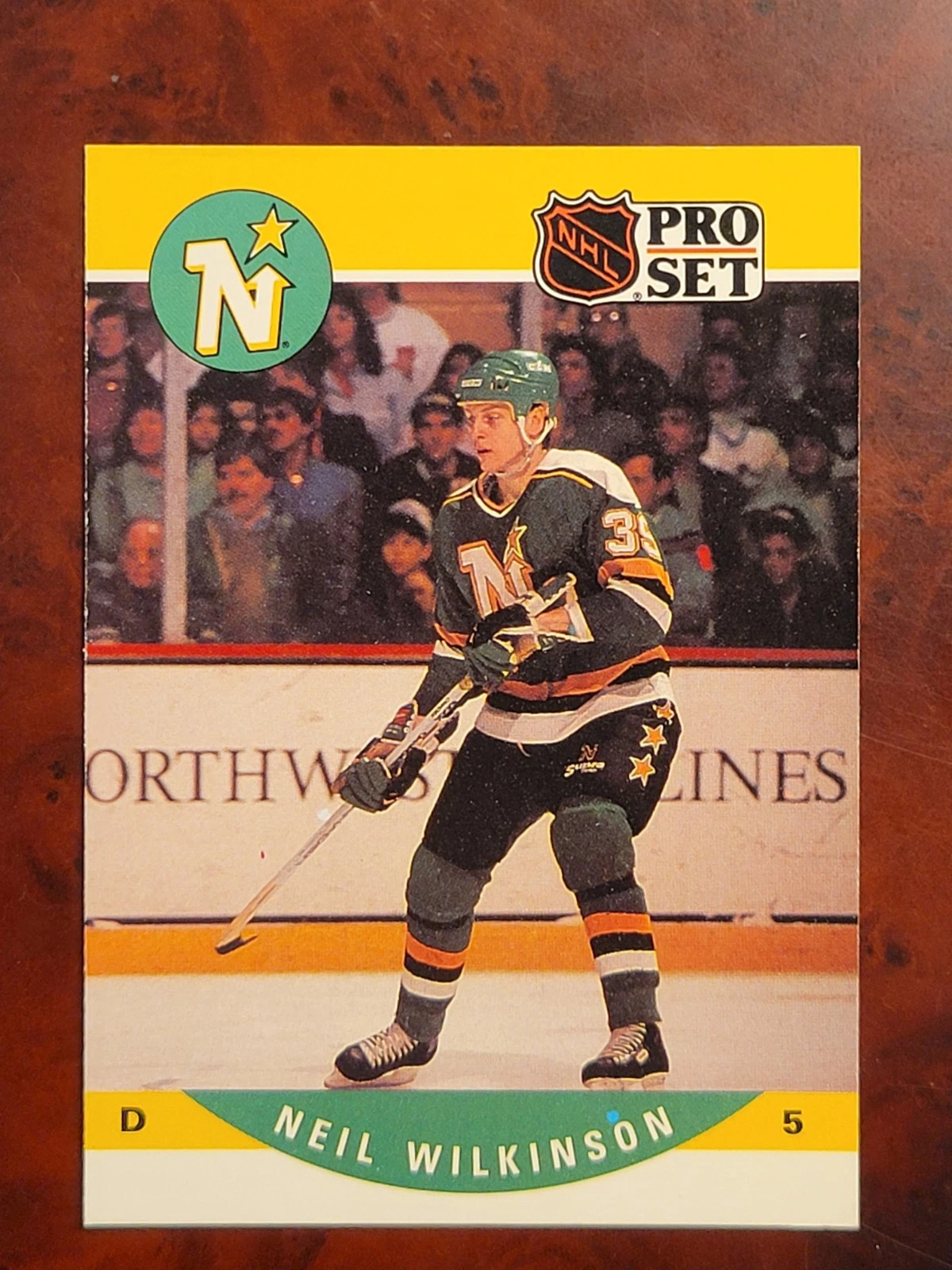 1990 Pro Set Hockey Neil Wilkinson #465