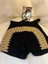 Kacey Musgraves Worn Fables By Barrie Black Gold Shorts From Photo Shoot