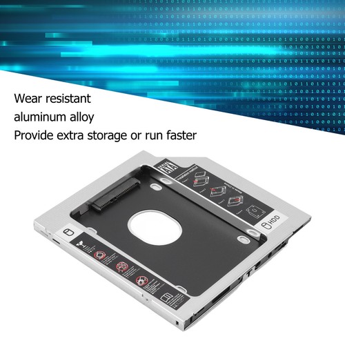 Universal 9.5mm 2.5in To 2nd SSD HDD Hard Drive Caddy SSD Converter FY - Afbeelding 13 van 22