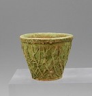 Vintage OOAK Weathered Ceramic Planter UK Artisan Dollhouse Miniature 1:12 — photo 2