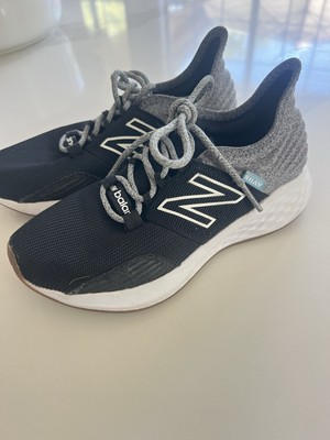 New Balance Youth Kids Fresh Foam Roav Shoes Black Grey PEROVTK Size 2.5 Youth