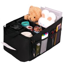 Car Seat Organizer-Passenger Seat Organizer, Collapsible Small Car Seat Organ...